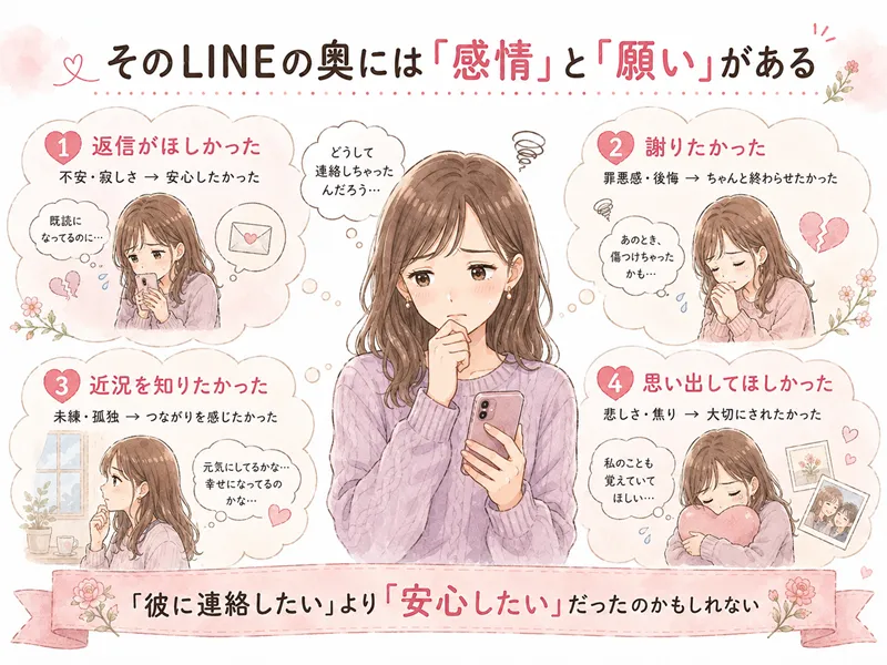 そのLINEの奥には「感情」と「願い」がある