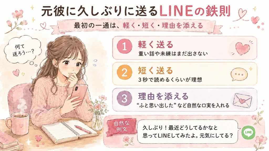 元彼に久しぶりに送るLINEの鉄則