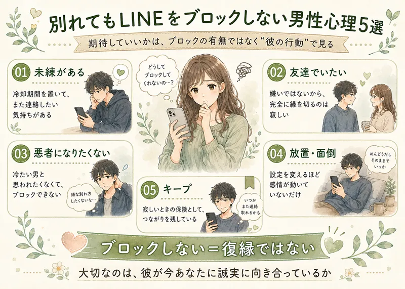 別れてもLINEをブロックしない男性心理5選_元彼復縁ガイド