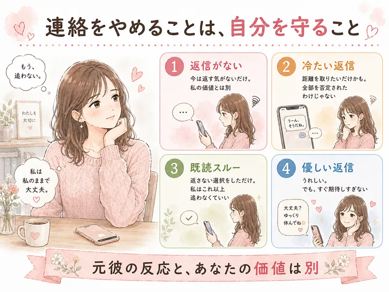 連絡をやめることは、自分を守ること