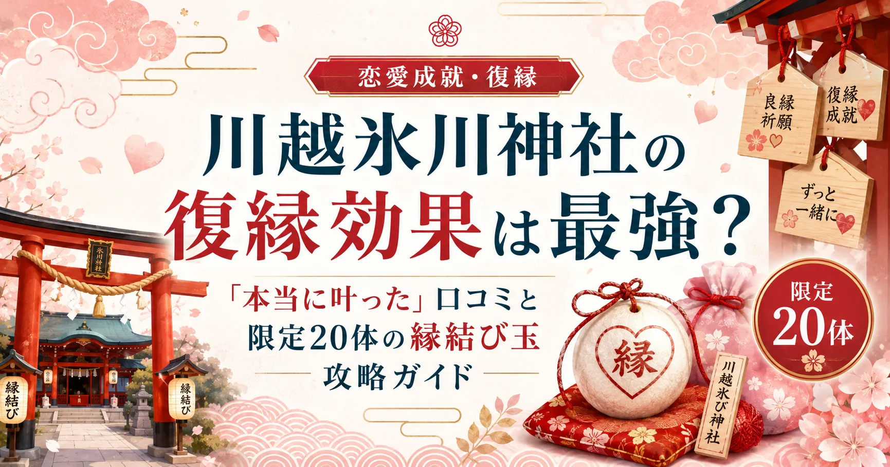 川越氷川神社の復縁効果は最強？「本当に叶った」口コミと限定20体の縁結び玉攻略ガイド