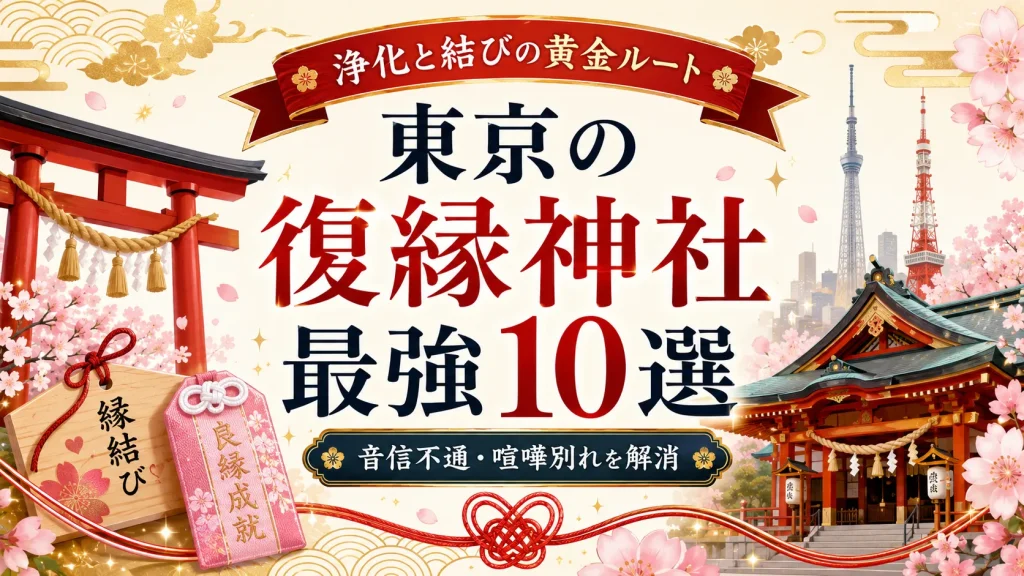 東京の復縁神社最強10選！音信不通・喧嘩別れを解消する「浄化と結び」の黄金ルート