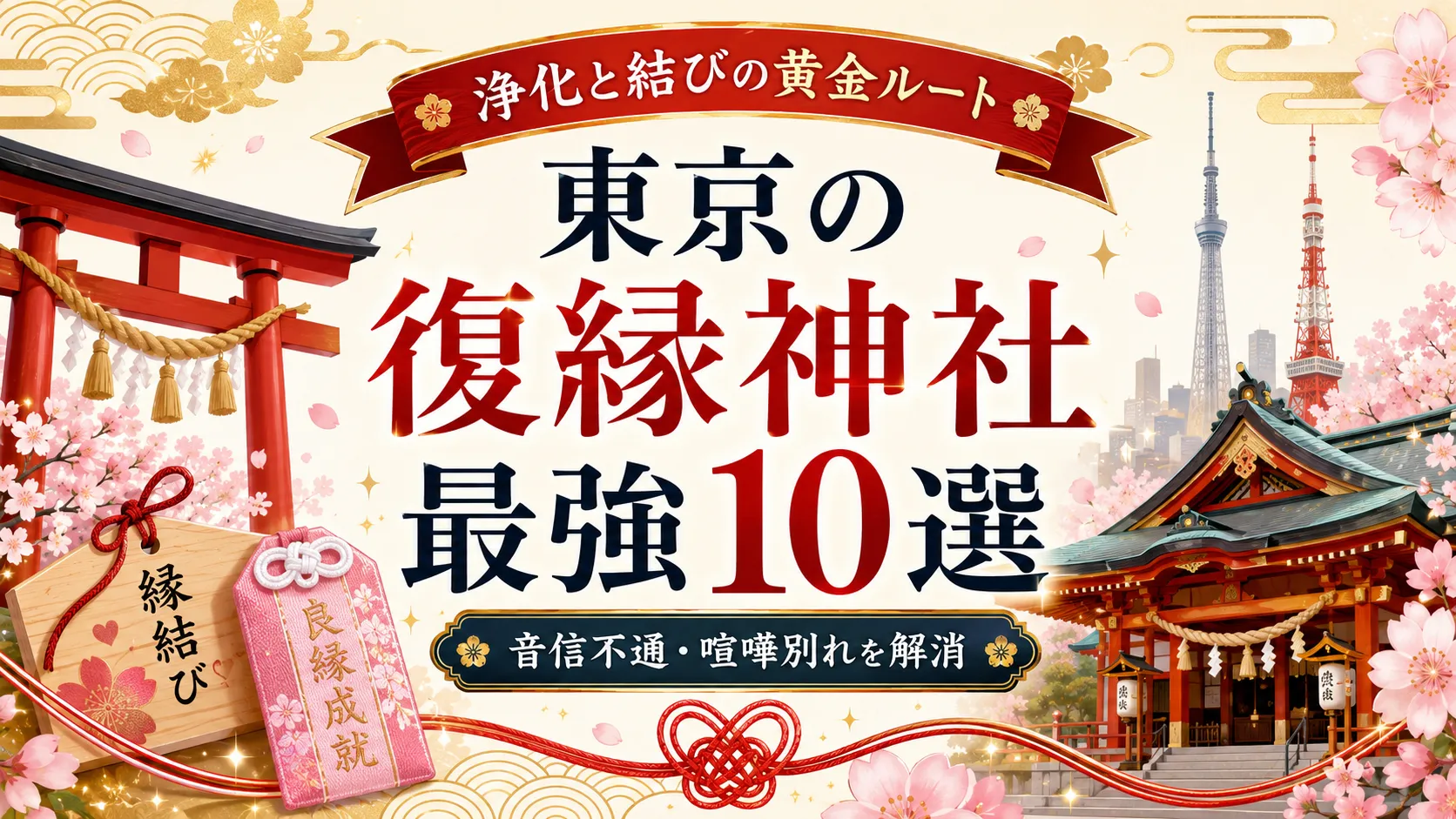 東京の復縁神社最強10選！音信不通・喧嘩別れを解消する「浄化と結び」の黄金ルート